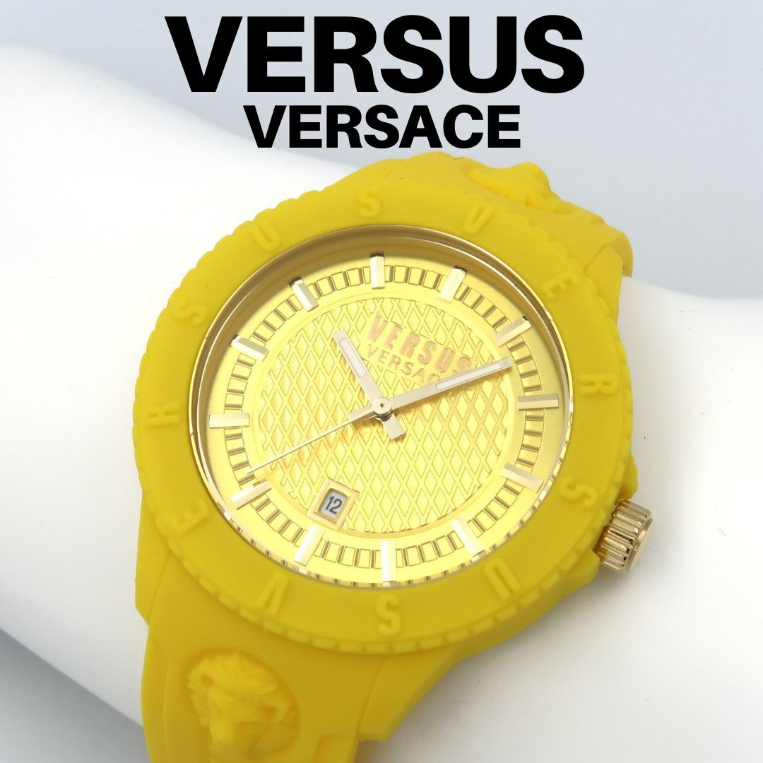 VERSUS VERSACE ヴェルサーチ 腕時計 イエロー VSPOY8321 ヴェルサス拍卖