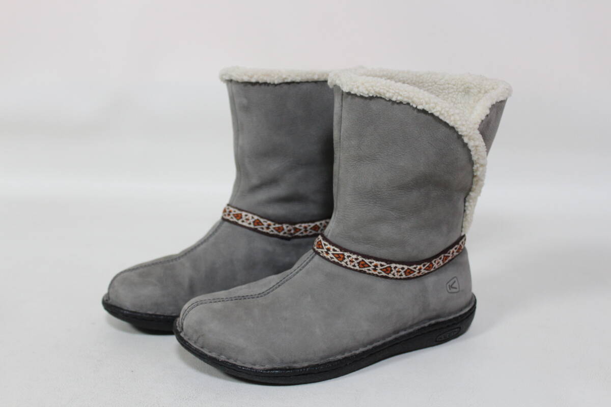 KEEN キーン 本革 内ボアブーツ(24cm)拍卖