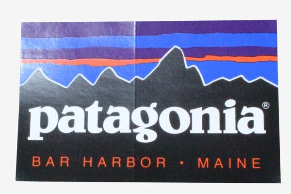 パタゴニア ステッカー バーハーバー メイン州 PATAGONIA BAR HARBOR MAINE STICKER フィッツロイ シール デカール 海外 アメリカ 店舗限定拍卖