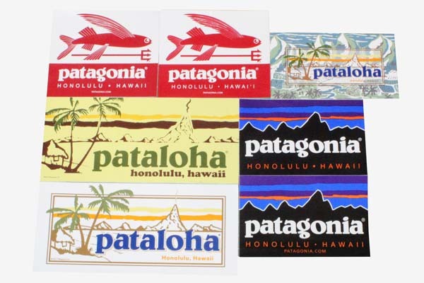 訳あり パタゴニア ステッカー ホノルル ハワイ 7種セット PATAGONIA HONOLULU HAWAII STICKERS SET PATALOHA パタロハ シール 非売品 海外拍卖