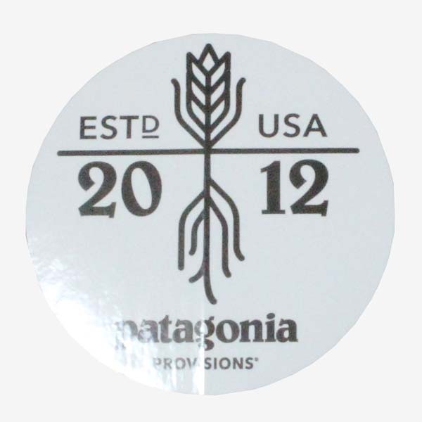 パタゴニア プロビジョンズ キャンペーン ステッカー 麦 Patagonia PROVISIONS STICKER 丸 シール デカール 非売品 稀少 コレクション 新品拍卖