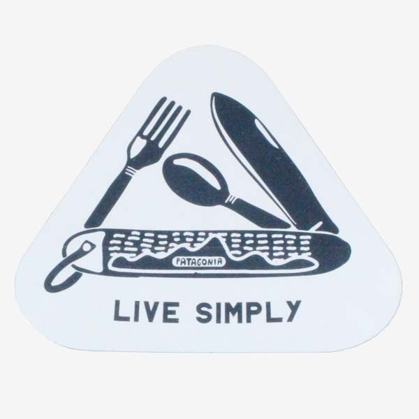 パタゴニア リブシンプリー ポケットナイフ ステッカー PATAGONIA LIVE SIMPLY POKETKNIFE STICKER 海外 紙製 三角 シール デカール 新品拍卖