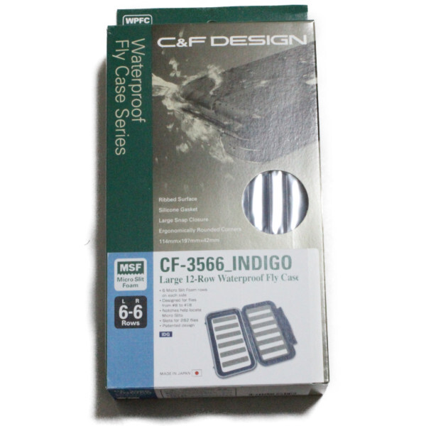 日本限定カラー シーアンドエフ デザイン L サイズ フライケース 6段 インディゴ CF-3566 ING C&F DESIGN CASE WP FLY 防水 ボックス 釣 針拍卖
