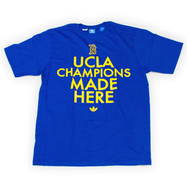 海外限定 アディダス オリジナルス UCLA オフィシャル Tシャツ 青 半袖 ADIDAS UCLA BRUINS TEE ブルーインズ ロサンゼルス カレッジ 新品拍卖