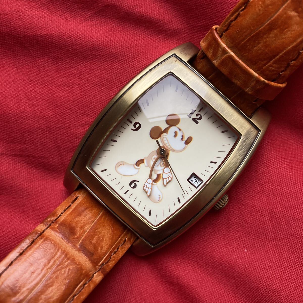 ★即決有★希少!東京ディズニーリゾート 限定 ミッキーマウス 腕時計 自動巻き ミッキーマウス ハッピーバースデー 2004 腕時計 美品拍卖