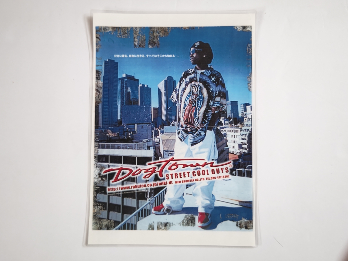 非売品♪新古品♪【DOG TOWN】ドックタウン ラミネートカタログ 1枚もの A4サイズ拍卖