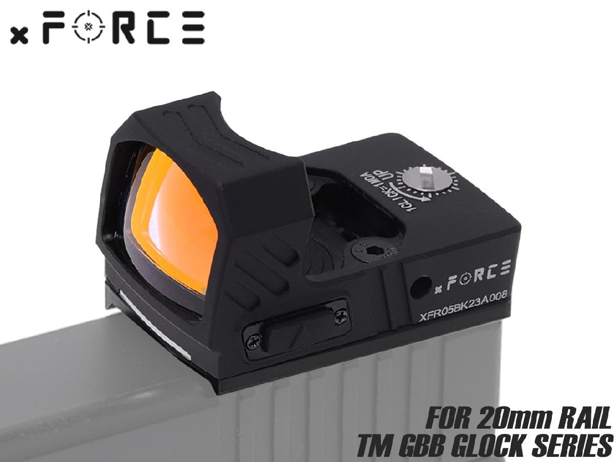 H0071B xFORCE XR4 ミニレッドドットサイト w/キルフラッシュ+GLOCKマウント拍卖