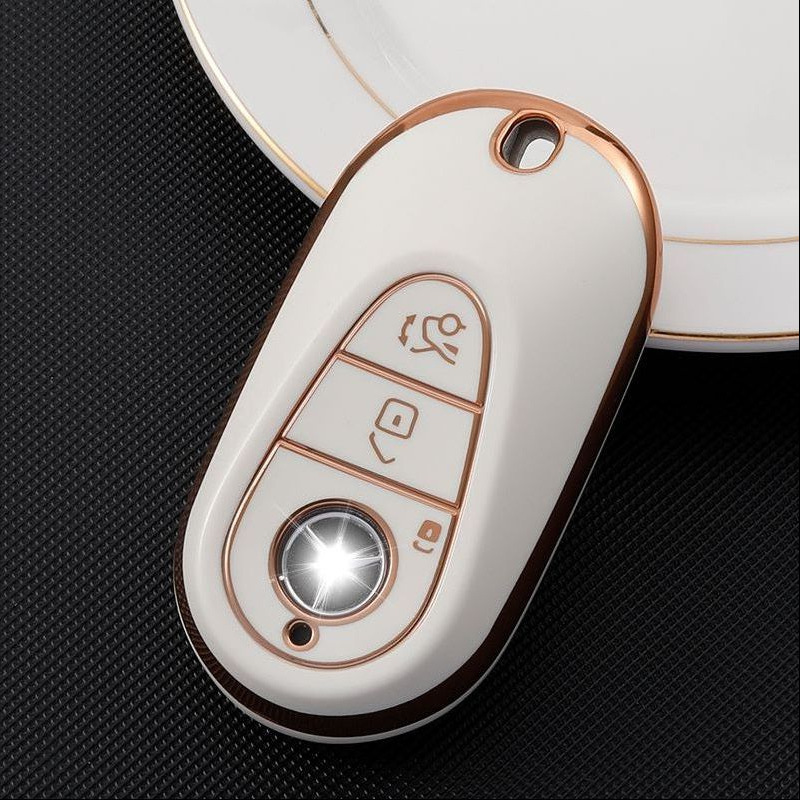 【送料無料】ベンツ Benz キーケース TPUキーカバー 白金 新型C/E/S拍卖