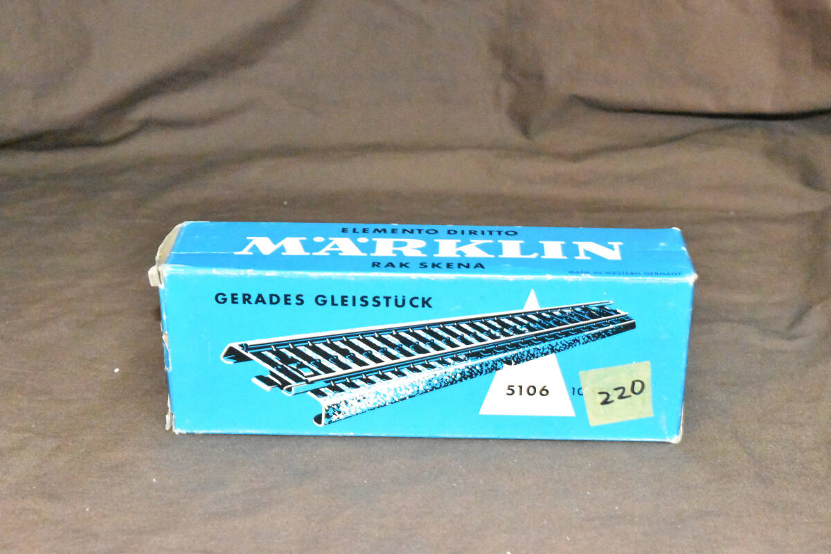 ☆★新品に近い Mrklin製品 5106 直線レール 必要な方如何でしょうか? 220拍卖