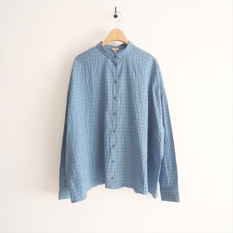 2024SS / 未使用 / journal standard luxe同型お取扱い / apuntob / shirt micro tartan right cotton シャツ S / 2407-0064拍卖