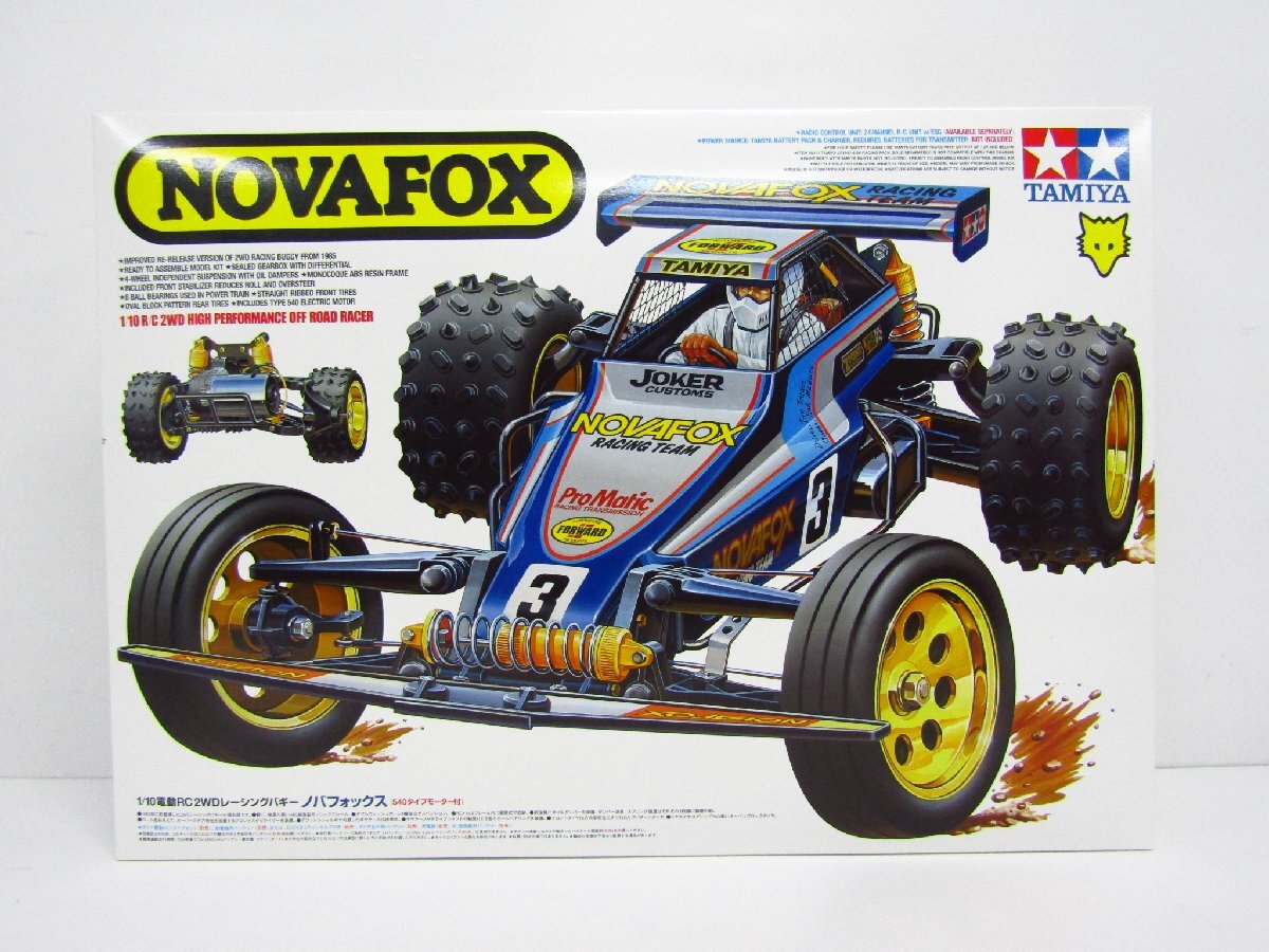 TAMIYA タミヤ 1/10 電動RC 2WDレーシングバギー ノバフォックス 組立キット ◆ TY14697拍卖