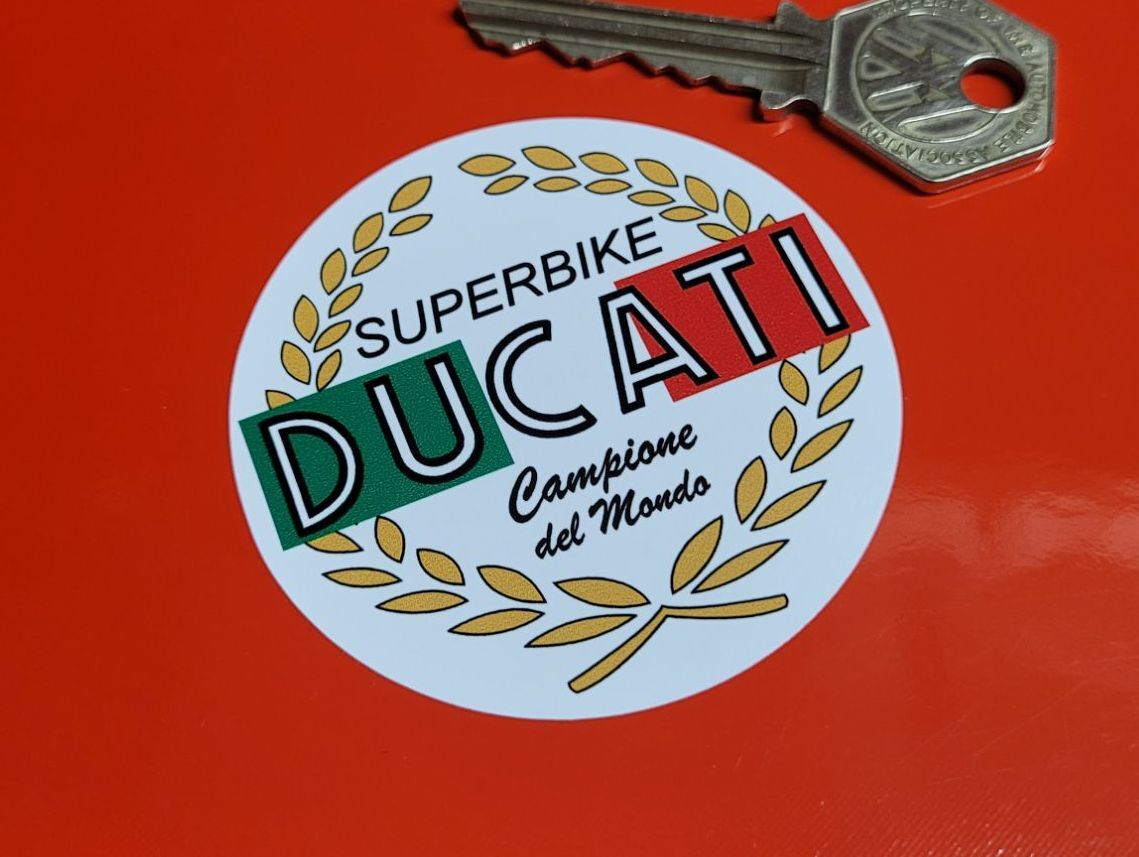 Ducati ドゥカティ 65mm 2枚セット 車 バイク ステッカー デカール 送料無料拍卖