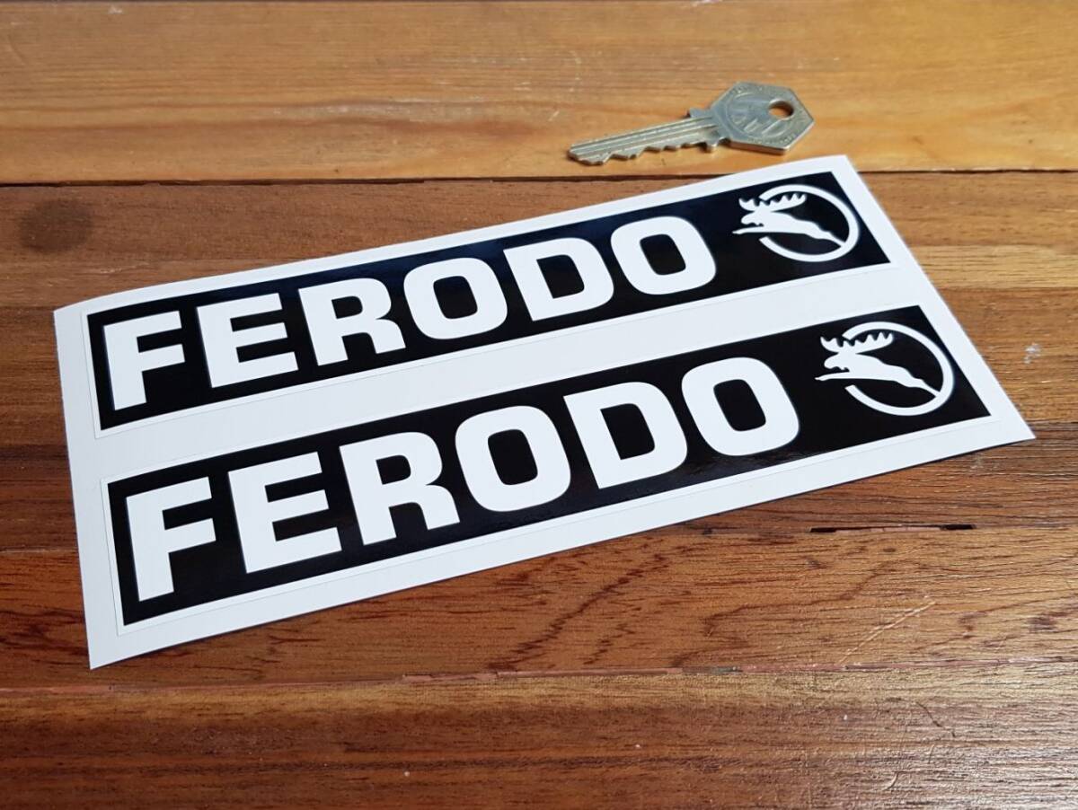 FERODO フェロード 180mm x 35mm 車 バイク ステッカー デカール 送料無料拍卖