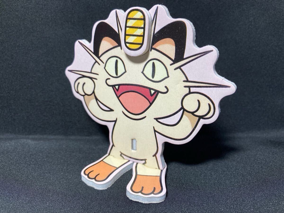 【ニャース マニア必見】ポケモン ブロック ニャース 組み立て済み 初期 希少 かわいい 猫 肉球 小判 検 トップサン Pokemon Block Meowth拍卖