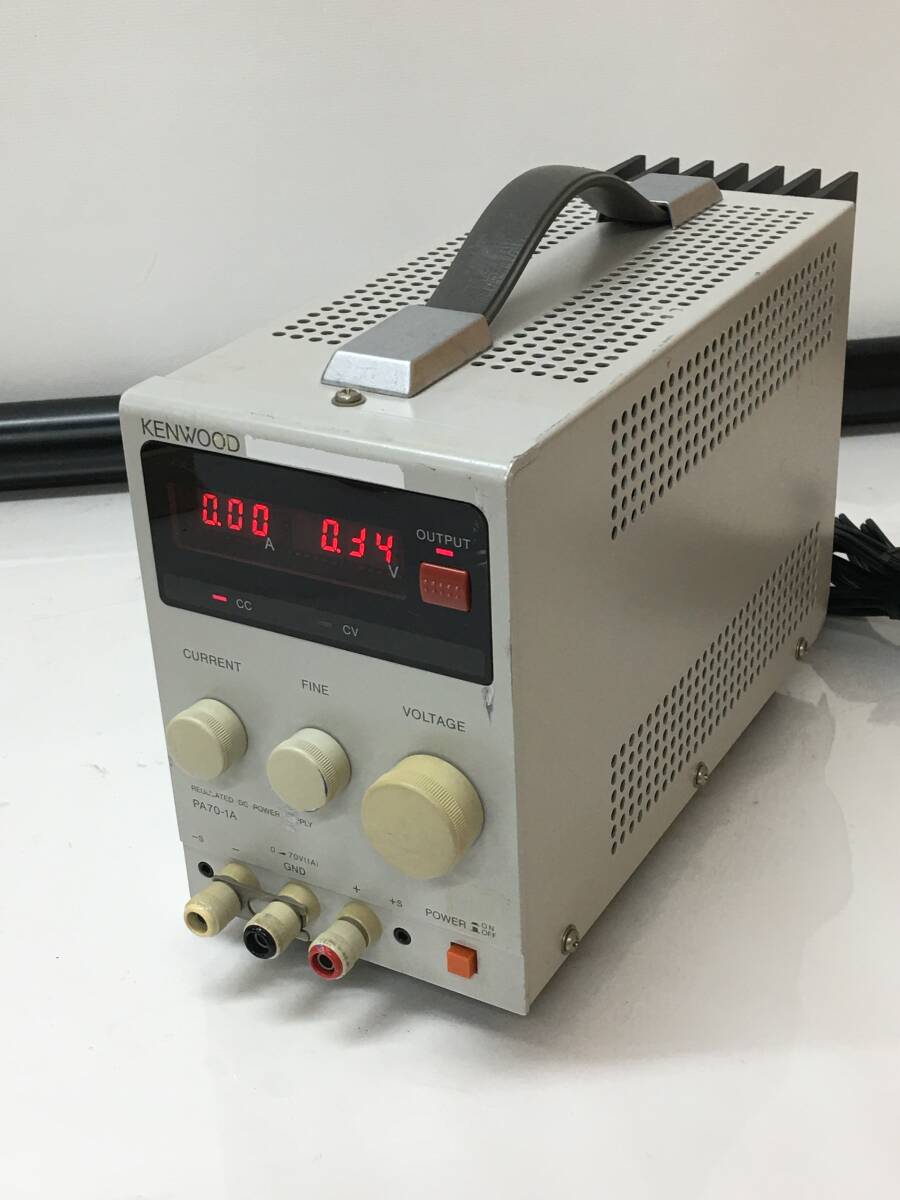A21640)KENWOOD PA70-1A 直流安定化電源 中古拍卖