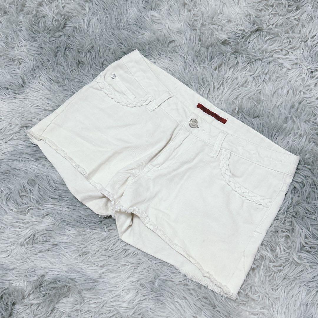 【フリーズマート】ショートパンツ 白系【S】ヘルシー カワイイ レディース拍卖