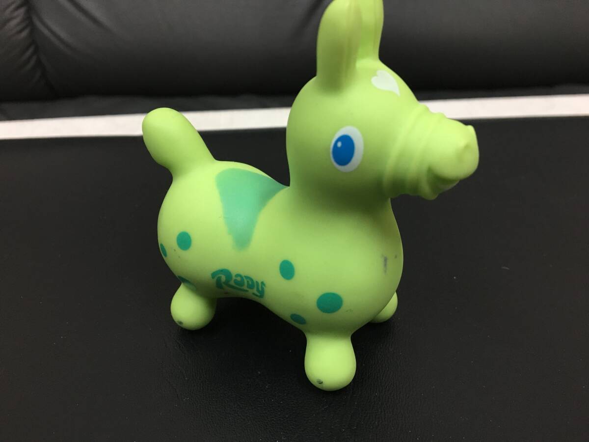 ★送料一律260円★Rody「ロディマスコット 黄緑」(全長約7.5Cm)幼児 玩具 馬乗り (中島R6保管)拍卖
