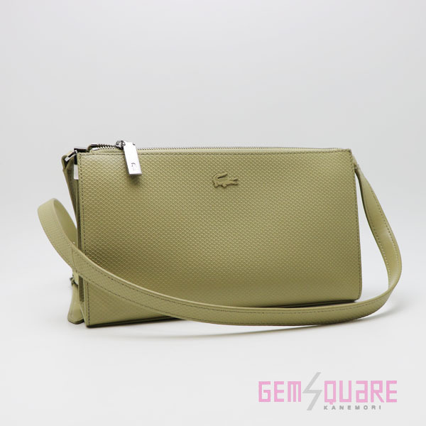 【値下げ交渉可】ラコステ シャンタコクラシックス ショルダーバッグ ベージュ 中古 NF4159KL【質屋出店】拍卖