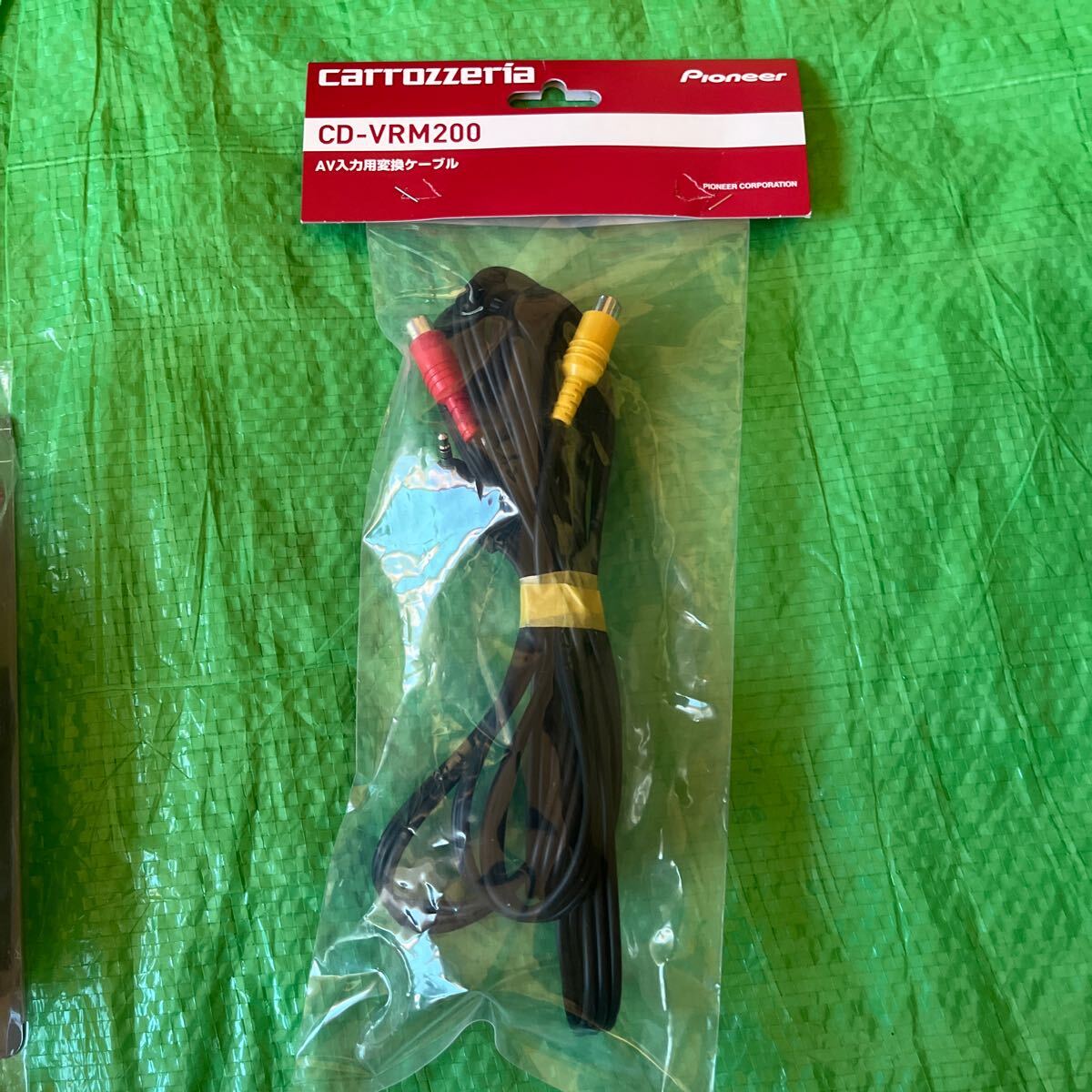 carrozzeria カロッツェリア パイオニア AV入力用変換ケーブル 4極3.5ミニジャック⇔RCAピン端子 中古 良品 動作確認済み拍卖