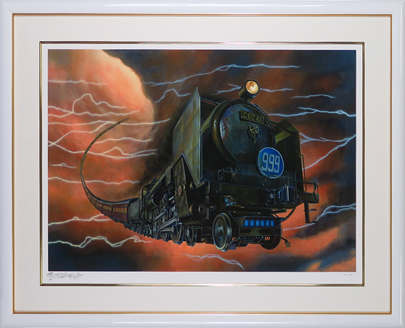 松本零士 銀河鉄道999(999号 作品保証付)ピエゾグラフ 真作保証拍卖