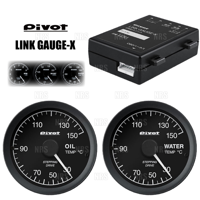 PIVOT ピボット リンクゲージX 3点セット (水温計/油温計) キャリィ トラック DA63T/DA16T K6A/R06A H22/6~ (LOW/LSO/LOU拍卖