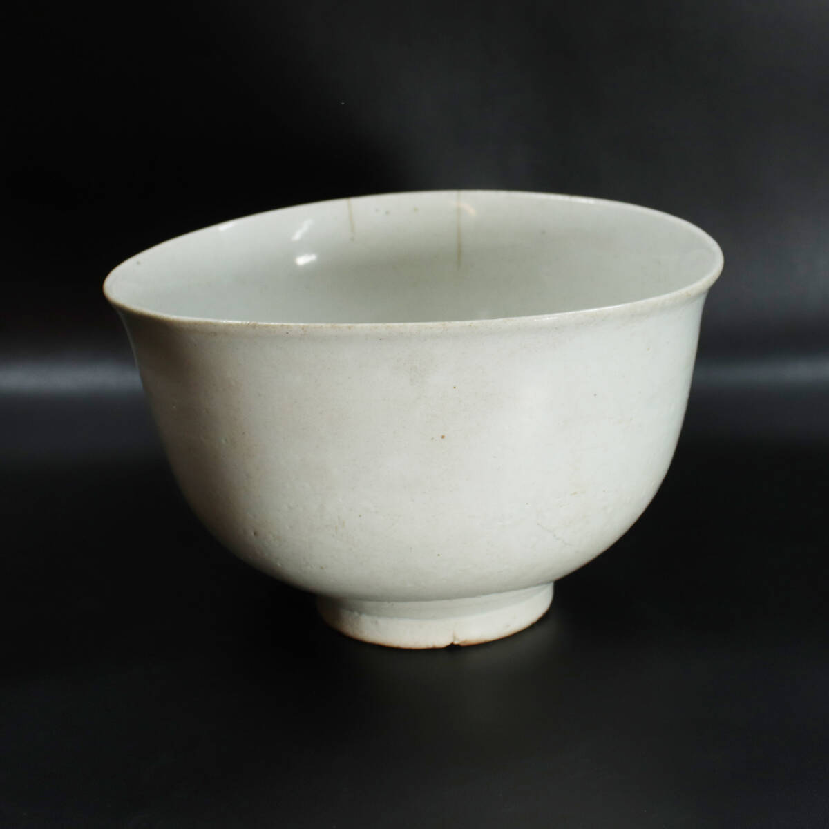 李朝後期/白磁 深鉢 <240805053>拍卖