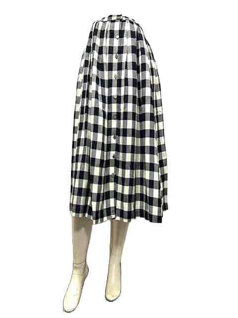 【中古】CHRISTIAN AUJARD クリスチャン オジャール スカート チェック柄 5サイズ SSサイズ 日本製_s-0018-r01拍卖