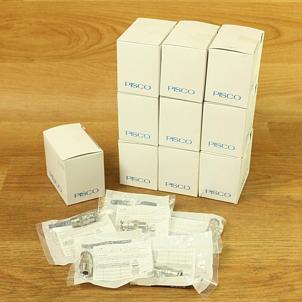 未使用)日本ピスコ/PISCO SUS316 SSC8-02-X 50個セット ワンタッチ継手 耐腐蝕用 Φ8mm/1/4拍卖