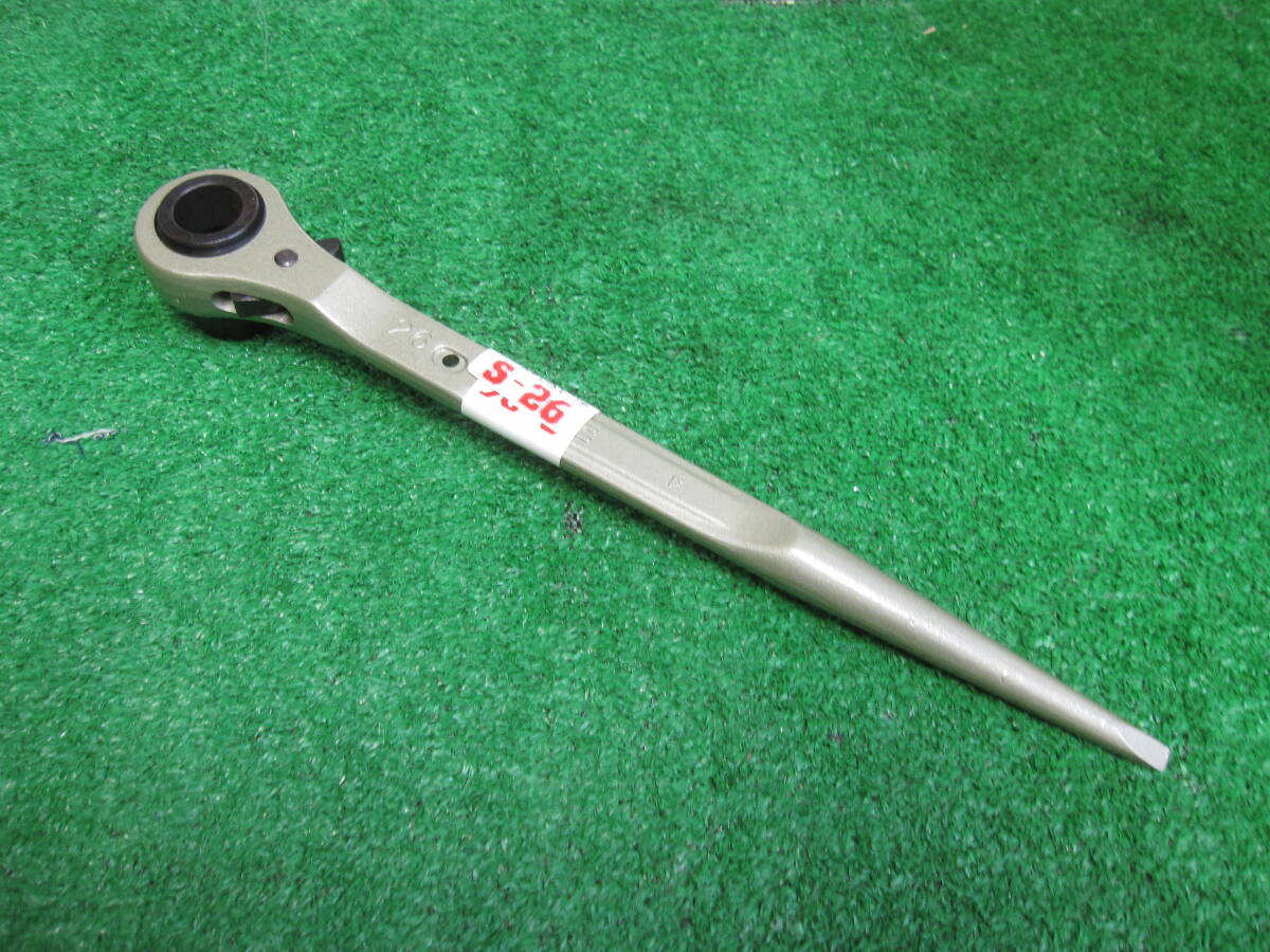 シノ付片口ラチェットレンチ 26 新品 メーカー :MCC 品番:RWS0626 1個¥2600 送料無料拍卖