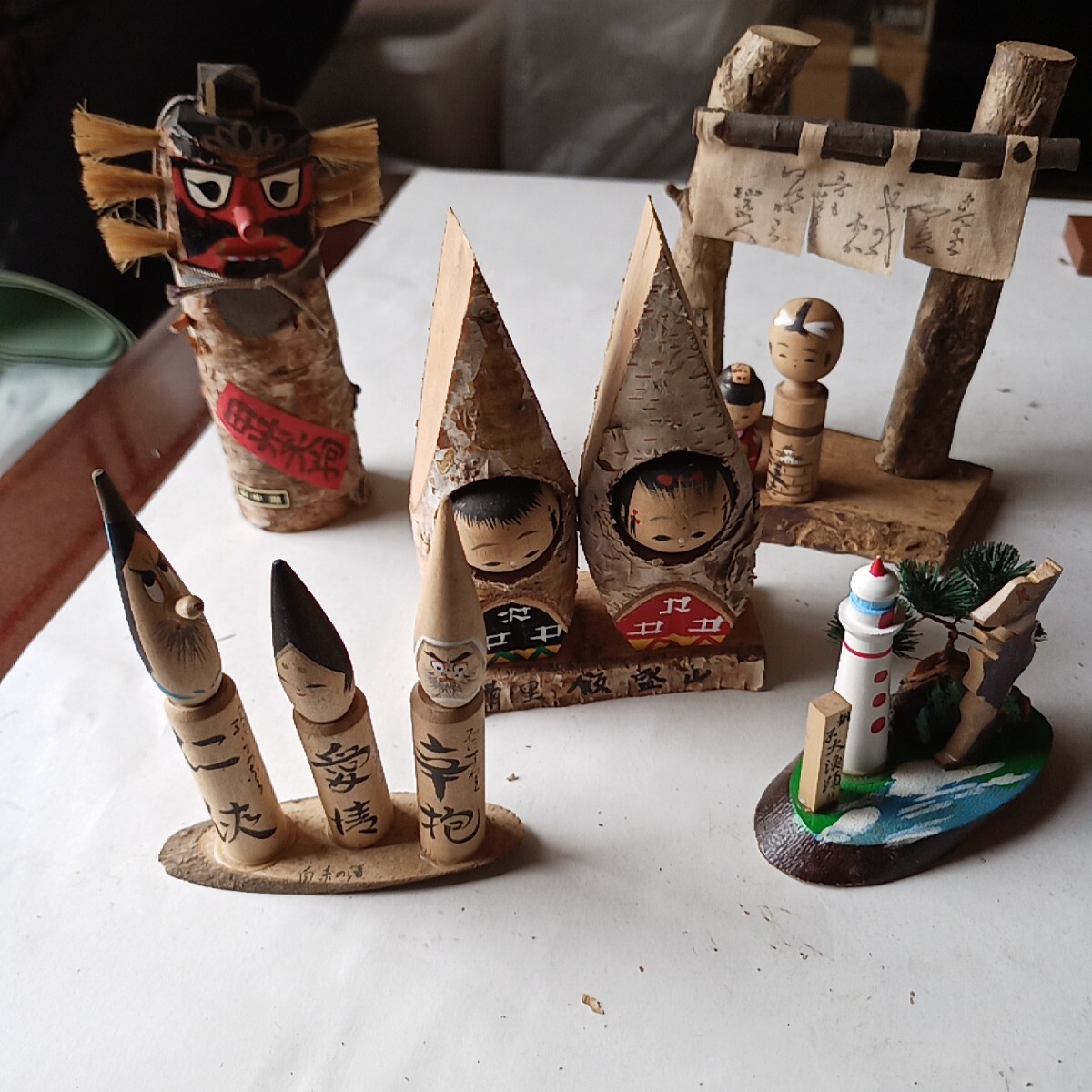 No.600 置物 民芸品 木製拍卖