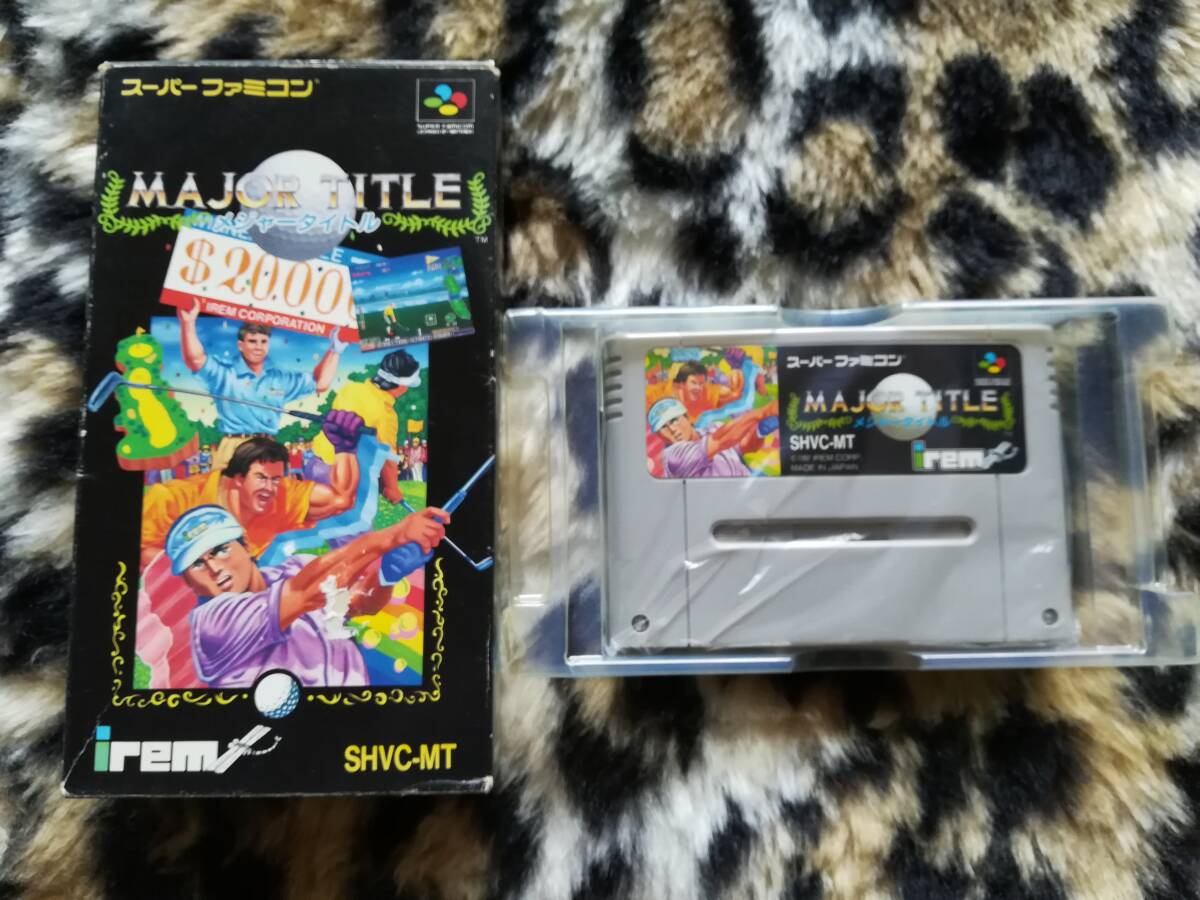 【クリーニング・動作確認済み】SFC メジャータイトル 箱あり 拍卖