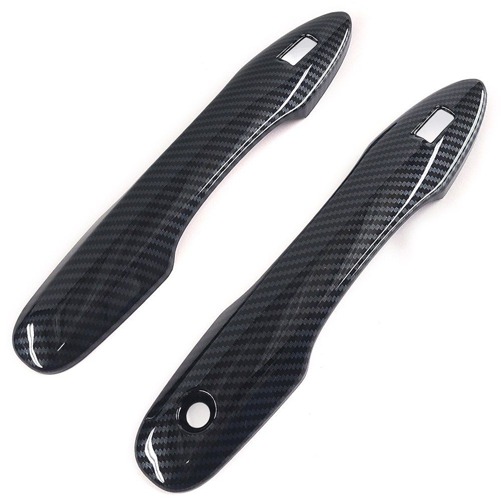 トヨタ PRIUS プリウス 60系 フロントドアハンドルカバー カーボン調 2P@拍卖