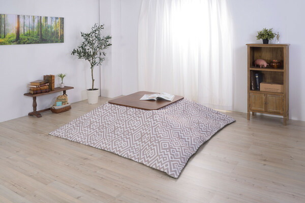 【コタツ布団カバー 正方形】 こたつ布団カバー リバーシブル 北欧 シンプル かわいい おしゃれ 正方形用 あったか こたつ上掛け拍卖