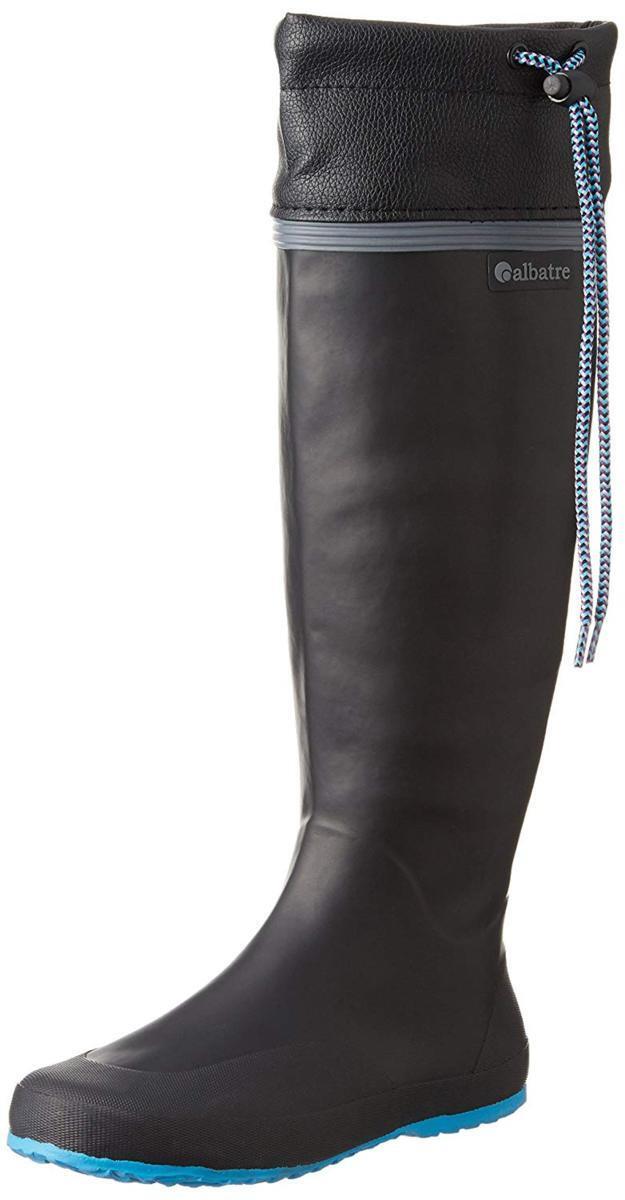 アルバートル(albatre)パッカブルラバーブーツ AL-R1000 BK 23.5~24.0cm 拍卖