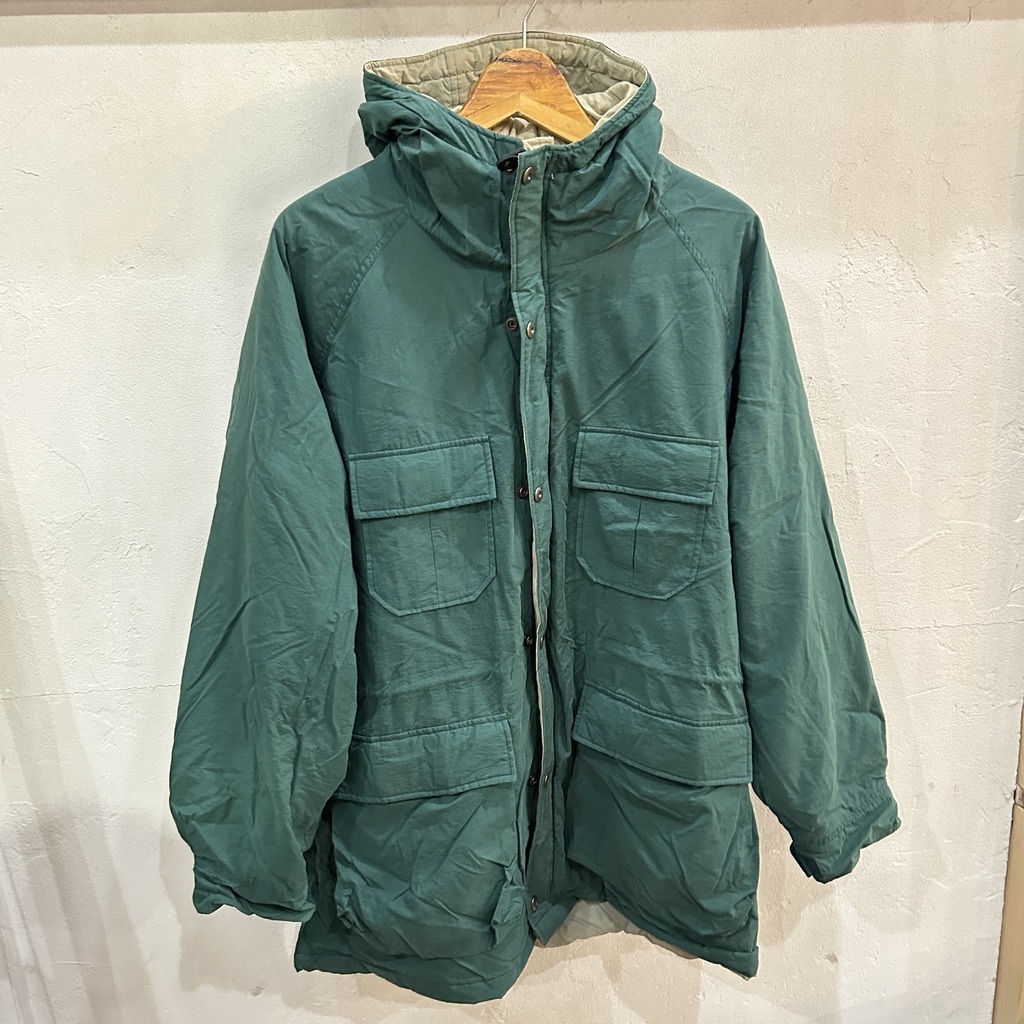 nb-express マウンテンジャケット マウンテンパーカー ナイロンジャケット 中綿入り グリーン アウトドア 秋冬 メンズ lサイズ used拍卖
