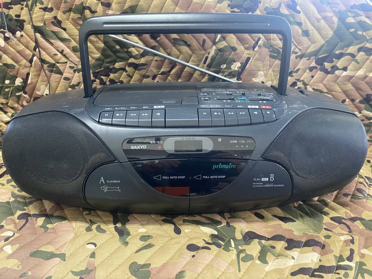 J5829 SANYO CDラジカセ PH-PR750 現状品 サンヨー拍卖