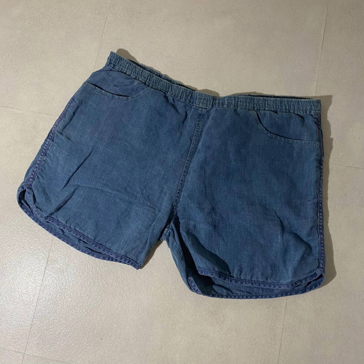 Phatee WEAR ファッティーウェア ショーツ 短パン ヘンプ 麻 HEMP グリーン系 スイムショーツ【L】拍卖