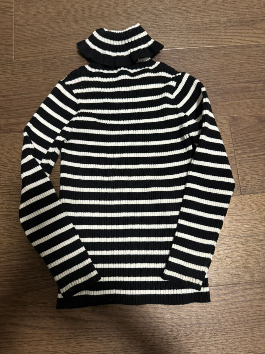 ブランシェスハイネックボーダーニット 130サイズ拍卖