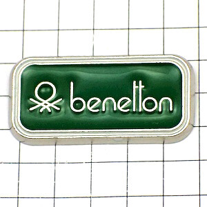 ピンバッジ・ベネトン緑のマーク BENETTON UNITED-COLORS-OF-BENETTON◆フランス限定ピンズ◆レアなヴィンテージものピンバッチ拍卖