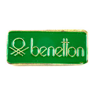 ピンバッジ・ベネトン緑のマーク洋服 BENETTON UNITED-COLORS-OF-BENETTON◆フランス限定ピンズ◆レアなヴィンテージものピンバッチ拍卖
