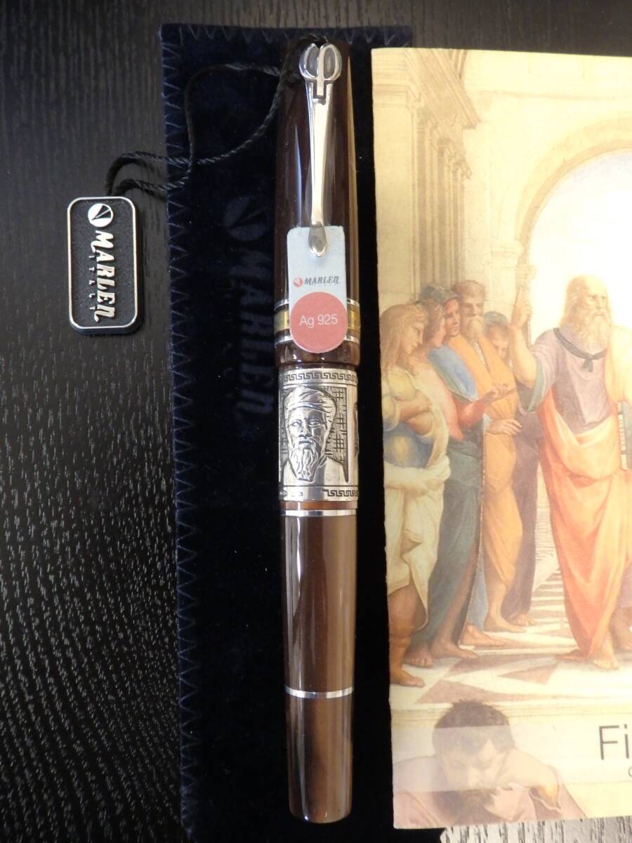 ◆【未使用・新品】限定品 マーレン MITA 古代哲学者シリーズ万年筆 アリストテレス ペン先:18K750ソリッドゴールドM 拍卖
