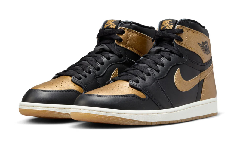 ◇新品 NIKE ナイキ 24ss AIR JORDAN 1 RETRO HIGH OG エアジョーダン1 レトロ ハイ 29.0cm DZ5485-071 BLACK/METALLIC GOLD-SAIL拍卖