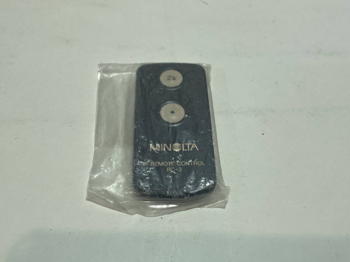 MINOLTA IR REMOTE CONTROL RC-3 ミノルタ赤外線リモートコントローラーRC-3 動作未確認拍卖