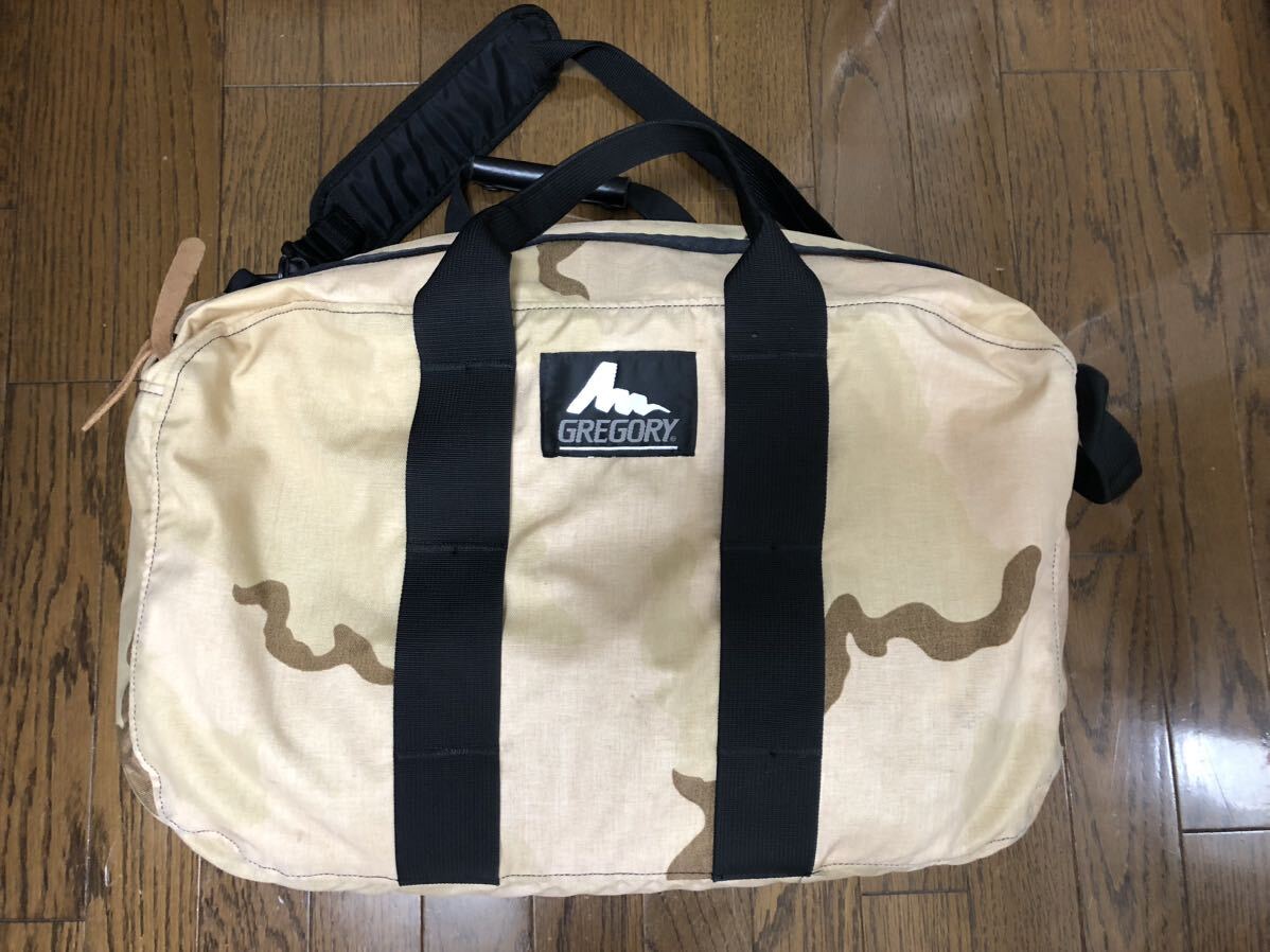 美品 USA製 旧タグ GREGORY ボストンバッグ S グレゴリー ダッフルバッグ アメリカ製 銀タグ拍卖