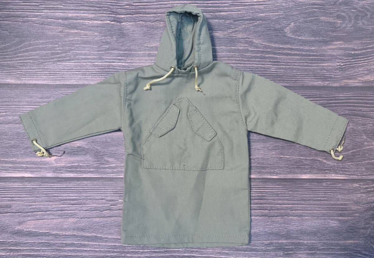 フィギュア服☆カーキフードパーカー☆ジャケット☆1/6スケール ミリタリー プルオーバー アクションフィギュア拍卖