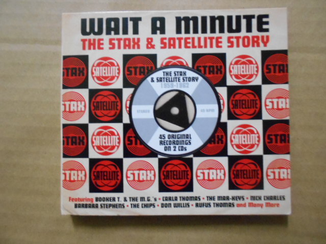 CD Various Artists 「WAIT A MINUTE: The Stax & Satellite Story」 輸入盤 2枚組 DAY2CD195 EU製 全45曲 美盤 ブックレットは綺麗拍卖