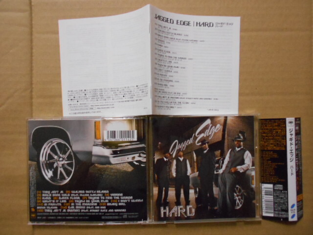 CD Jagged Edge ジャギド・エッジ 「HARD」 国内盤 SICP418 盤に擦り傷 歌詞付き英文ブックレット・解説・対訳は綺麗拍卖
