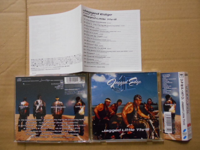CD Jagged Edge ジャギド・エッジ 「JAGGED LITTLE THRILL」 国内盤 SRCS2467 美盤 オリジナル・ブックレットに軽いシワ拍卖