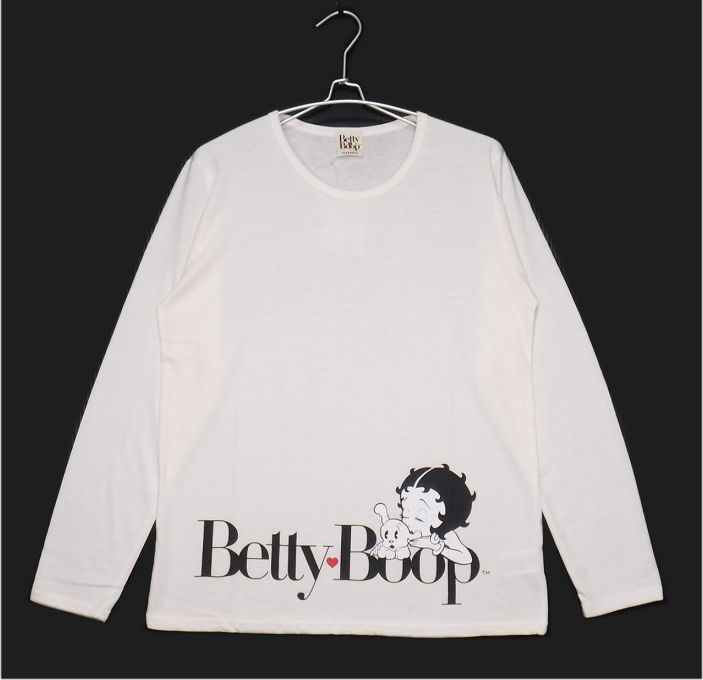 即決■★Betty Boop / ベティ・ブープ★■ロンT Lady's SIZE=L拍卖