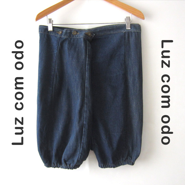 美品 Lus com odo/★ インディゴデニムバルーンパンツ拍卖